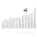 2,5 metrin raja aidat tiukka lukkoverkkopeura -aita